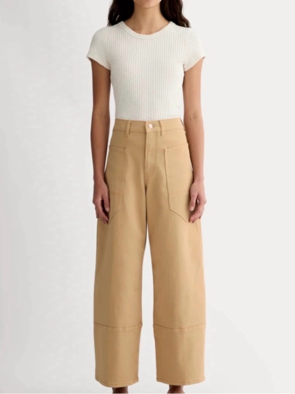 Everlane Utility Gardener Pant in Tan